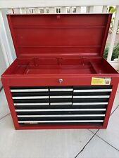 🧰Vintage 🧰 1990’s Sears Craftsman 12 Drawer Tool Chest Box 706-65258 With Key picture