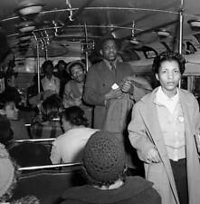Baltimore Maryland Commuter bus bound African American section town- Old Photo picture