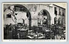 St Louis MO, Castilla Restaurant, Inside View, Missouri Vintage Postcard picture
