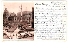 Postcard Vintage 1908 Lafayette Square Buffalo, NY Undivided Back picture