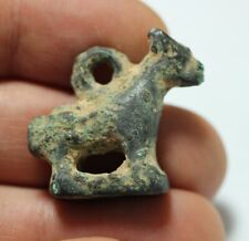 ZURQIEH - AS17957- ANCIENT HOLY LAND. 6TH - 5TH CENTURY B.C. BRONZE GOAT? picture