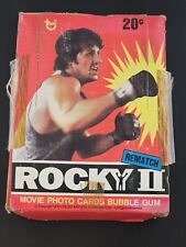 VINTAGE 1979 Topps Rocky 2 II The Movie Trading Card Wax Pack Box 36 Packs picture