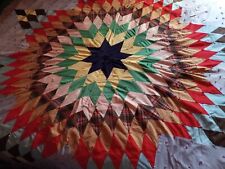 Vintage Hand Tack Quilt Made In The 70's. Signed And Dated picture