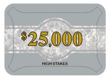 High Stakes $25,000 Poker Plaque Premium Quality NEW James Bond Casino Royale  picture
