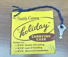 Vintage- Smith Corona Typewriter Locking Case Key - “holiday” carrying case picture
