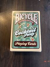 Bicycle Cocktail Party Playing Cards Lightly Used 52 Drink Recipes + Jokers picture
