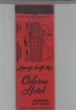 Matchbook Cover Osborne Hotel Auburn, NY picture