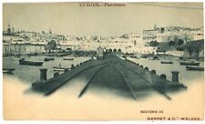 View Of Boats Docked In Port And Railway, Panorama Of Tangier, Morocco Postcard picture