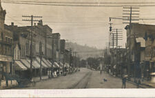 Reynoldsville PA * Main Street  RPPC   ca. 1906  Jefferson Co.   RARE  Stores picture