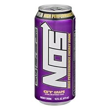 NOS High Performance Energy Drink - Grape - 16fl oz picture