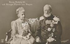 Photo Pk Royal Personality King Ludwig Iii. & Queen Therese E1.37 picture
