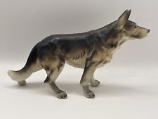 Vintage Standing German Shepherd Dog Porcelain Figurine Made In Japan picture