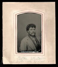 Unusual Tintype Photo of Man 