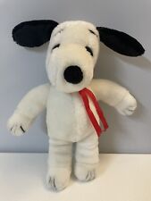 Vintage Snoopy 11” Plush Peanuts United Feature Syndicate c1968 Korea Ribbon Dog picture