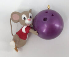 Vintage 1996 Hallmark Keepsake Ornament Bowl 'em Over Mouse Bowling  picture