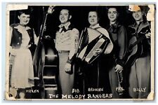 1948 The Melody Rangers Country Musicians Northington OH RPPC Photo Postcard picture
