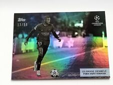 Ousmane Dembele 2023-24 Topps Simplicity UEFA Base Purple Parallel /99 picture