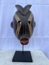Hand-carved Kwele Mask Gabon African Mask 15