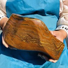 4250G Rare Natural Beautiful Yellow Tiger Crystal Mineral Specimen Healing 843 picture