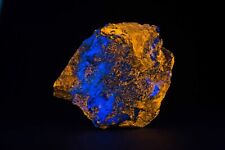 JH7181.1 Wollastonite with Bright Blue Unknown, Desert View Mine, CA picture