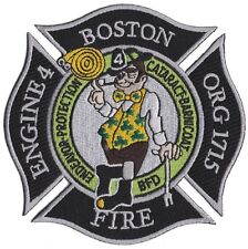 Boston Engine 4 Celtic Fire Patch  NEW  picture