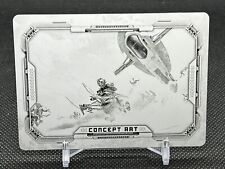 2022 Topps The Book of Boba Fett 1 of 1 CA-7 Raining Down Printing Plate. picture