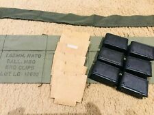 USGI M1 Garand Bandolier Repack kit w/cardboards and SA enbloc clips picture