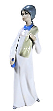 Vintage Casades Porcelain Figurine Girl with Towel, Made in Spain, 9