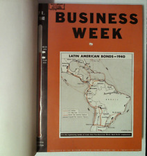 1940 BUSINESS WEEK MAGAZINE BOUND LOT APRIL-JUNE 13 ISSUES picture