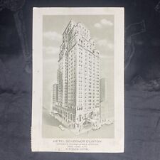 HOTEL GOVERNOR CLINTON  PENNSYLVANIA STATION, NEW YORK CITY N.Y. Post Card 1960 picture