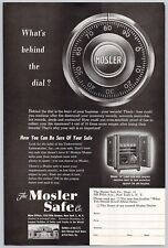 1949 Mosler Safe Co Vintage Print Ad Dial Opening New York NY picture