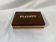 Vintage PLAYBOY VIP Double Deck Playing Cards 1978 with Case Anniversary Design picture