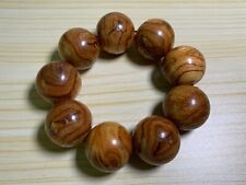 30mm Genuine Vietnam Natural Huanghuali Yellow Pear Beaded Bracelet Bangle Beads picture