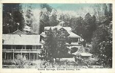 c1920 Postcard; Cooks Springs & Hotels, Colusa County CA, Unposted picture