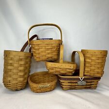 Lot Of 6 Vintage Longaberger Baskets - Dresden Ohio picture