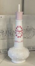 Vintage Jergens lotion pump genie bottle milk glass Hobnail Glass 60’s picture