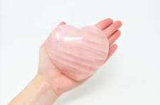 XL Large Rose Quartz Puffy Heart, Natural Crystal, Gift, Meditation picture