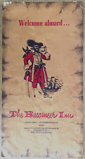 1970s THE BUCCANEER INN vintage restaurant menu SARASOTA, FLORIDA - Pirate theme picture