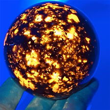 60mm+ wholesale Natural Yooperite Gemstone Sphere Healing Quartz Crystal Ball 1p picture