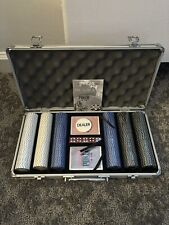 World Series of Poker Chip Set 300 pcs w/ Portable Metal Case - New / Open Box picture