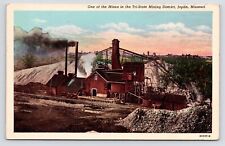 c1920s~Zinc Mines~Mining District~Joplin Missouri MO Vintage Postcard picture