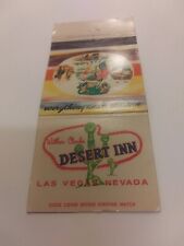 Vintage Las Vegas Nevada Wilbur Clark's Desert Inn Matchbook picture