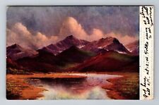 Denver CO-Colorado Trout Stream, Leslie Skelton Painting Vintage c1906 Postcard picture