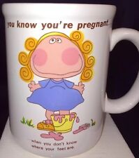 Delbies New Vintage 1982 You Know You're Pregnant When? Mug/Cup picture