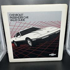 1985 Chevrolet Passenger Car Value Guide Dealer Album Camaro Corvette picture