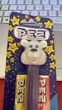 Pez - Icee Bear A Pez On Starry European Bonbons Striped Card 4.9 Pat White Stem picture