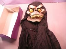 Skull Demon Hooded Cape Mask Adult Latex Halloween The Paper Magic Group 1996 picture