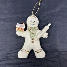 Lenox China 2007 Gingerbread Man BAKED with LOVE Christmas Tree Ornament NO BOX picture