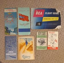 Vintage Airlines Collectibles TWA Blimp Aeroflot Norge Carlsberg United Air Line picture
