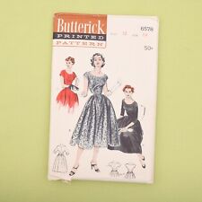 Vintage 1950s Butterick Dress Sewing Pattern - 6578 - Bust 32 - Complete picture